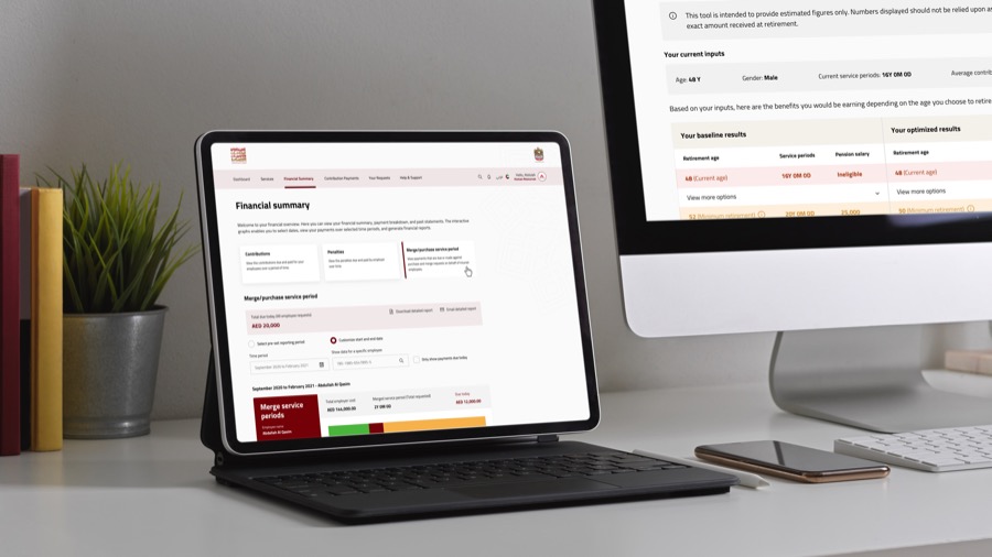 GPSSA Website / Portal / App project preview. Designed by Yaser Nazzal.
